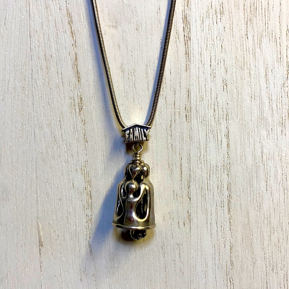 Family Charm Long Necklace